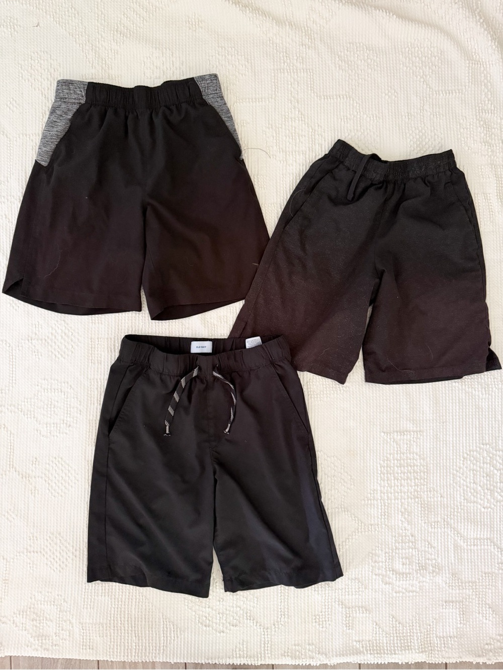 Boys Athletic Shorts Lot - 11 Pairs Nike Adidas Old Navy Play Medium 10/12 - Picture 4 of 4